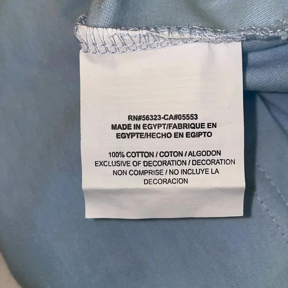 Nike Swoosh Sky Blue Tee Shirt - Picture 8 of 8